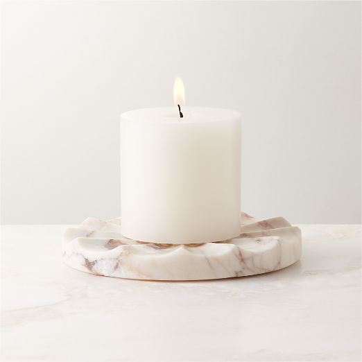 Mirah White Marble Incense Holder