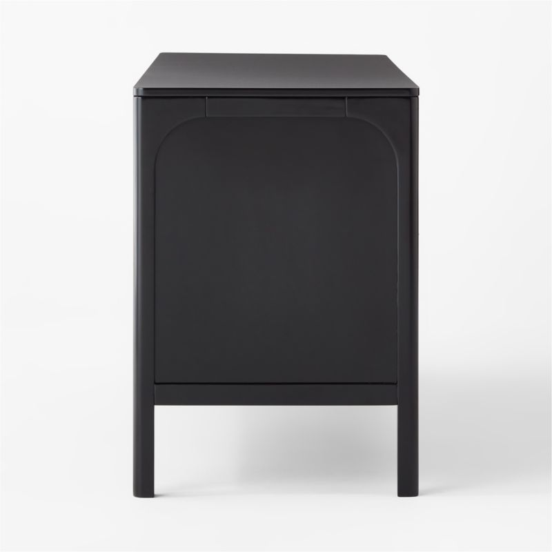 Miri 4-Drawer Black Cane Dresser - image 6 of 9