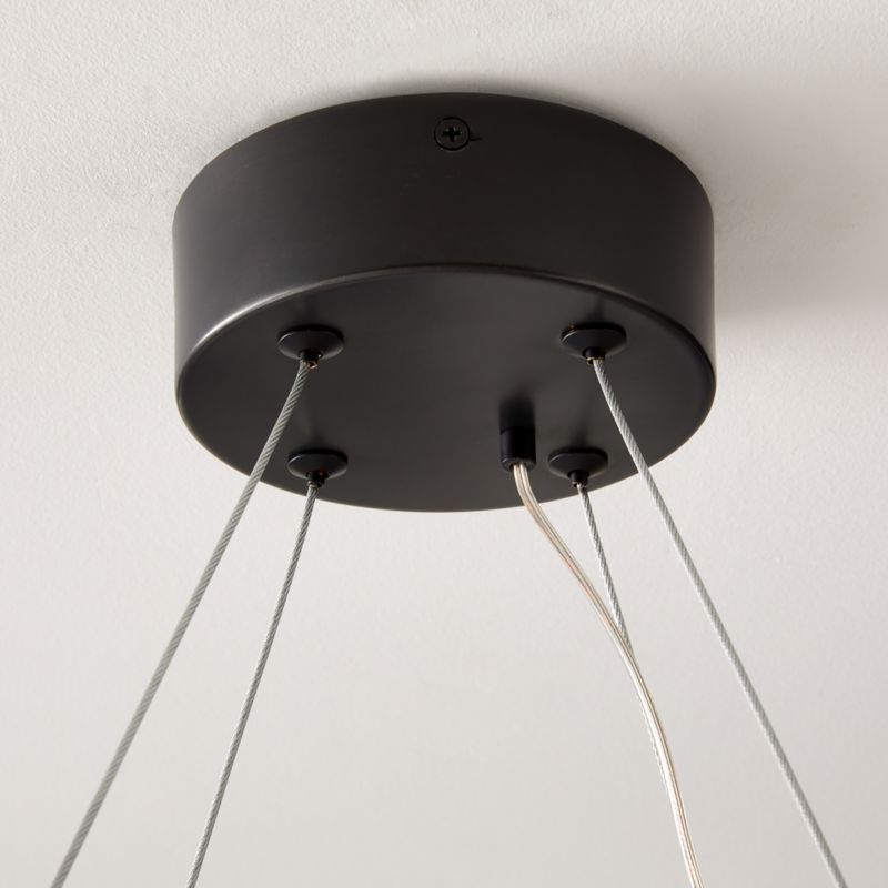 Misura Black Metal Flush Mount Light - image 3 of 4