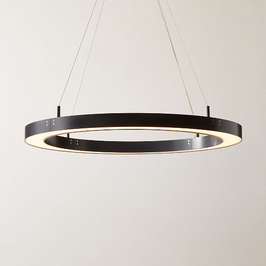 Misura Black Metal Flush Mount Light