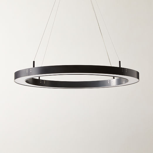 Misura Black Metal Flush Mount Light