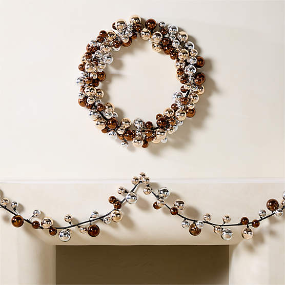 Mixed Metal Holiday Decor Set
