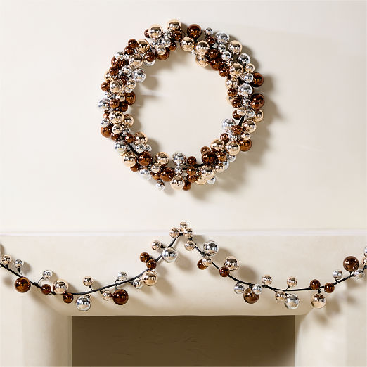 Mixed Metal Holiday Decor Set