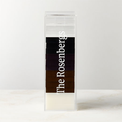 Multi Colored Acrylic Tumbling Tower Game