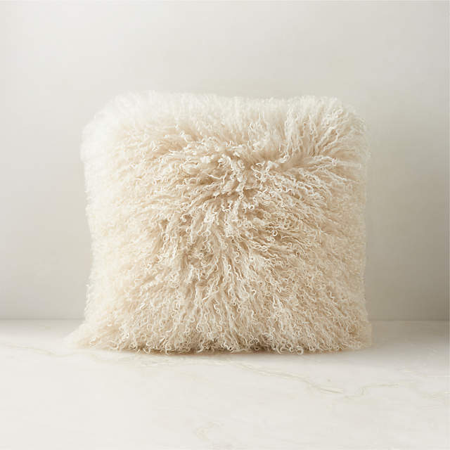 White mongolian fur throw new arrivals