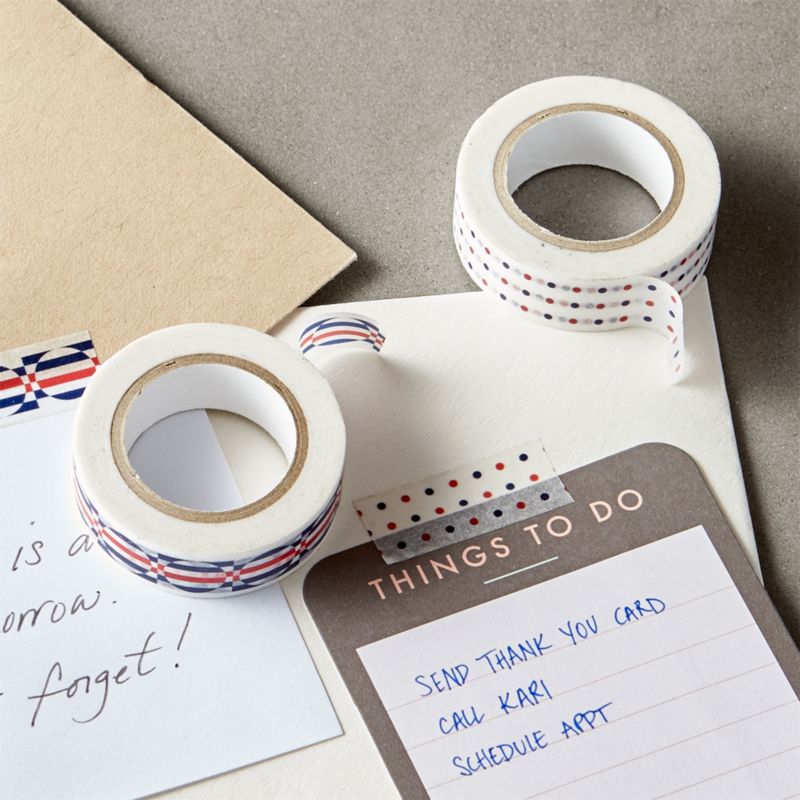 Op Art Polka Dot Washi Tape + Reviews CB2