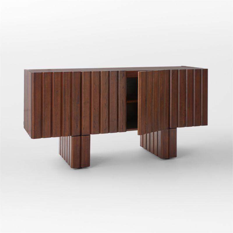 Moab 65" Dark Wood Credenza - image 6 of 10