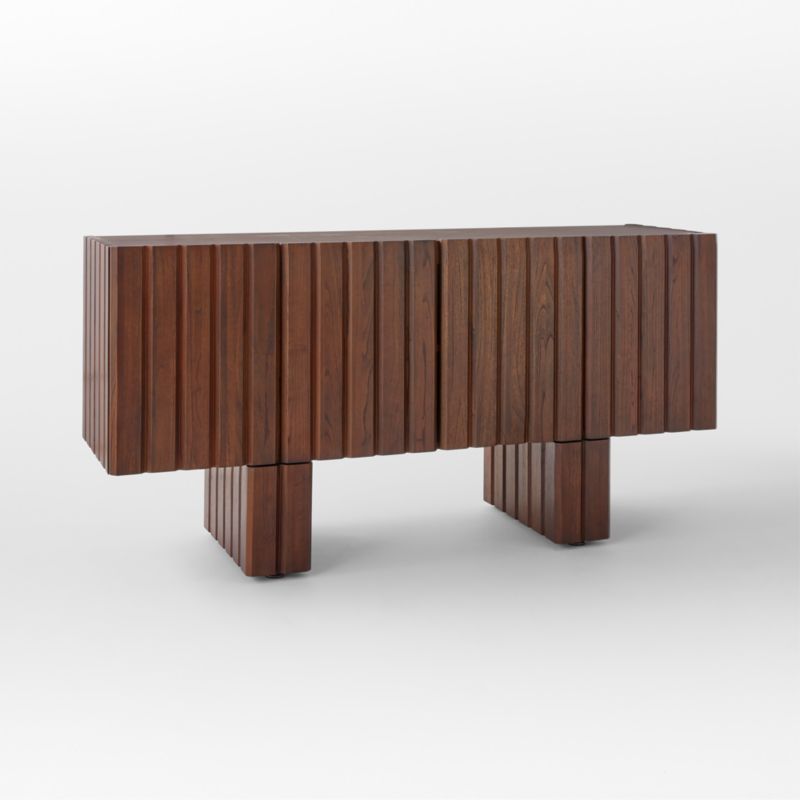 Moab 65" Dark Wood Credenza - image 5 of 10