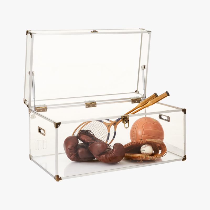 Mod Large Clear Acrylic Locker Trunk - image 10 of 12