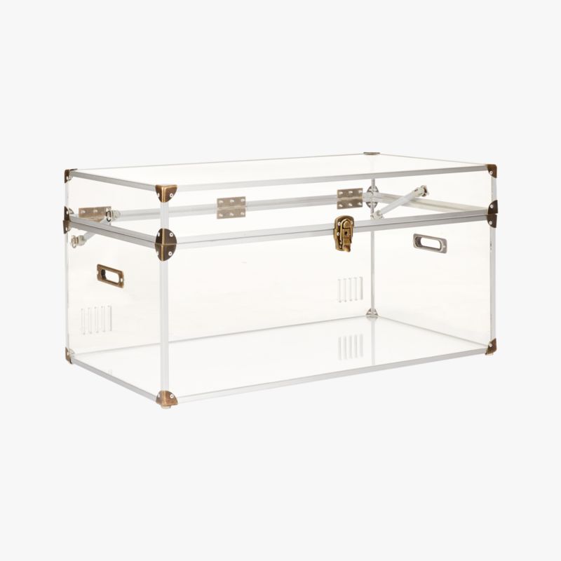 Mod Large Clear Acrylic Locker Trunk - image 8 of 12