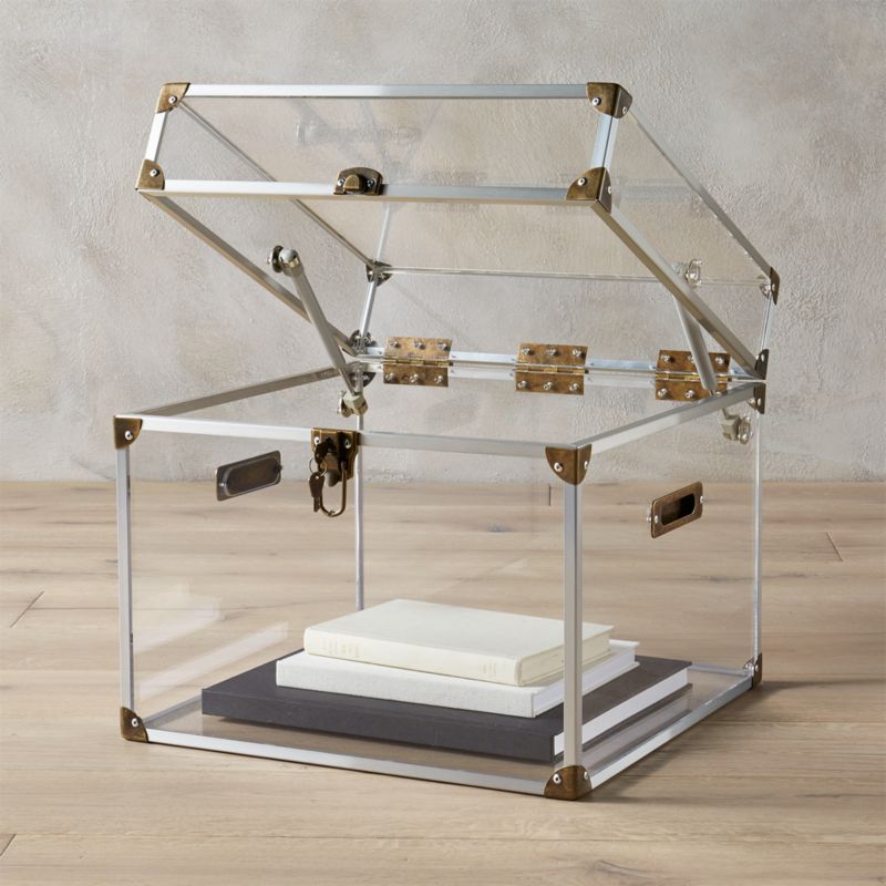 Theron Clear Acrylic Tray + Reviews | CB2