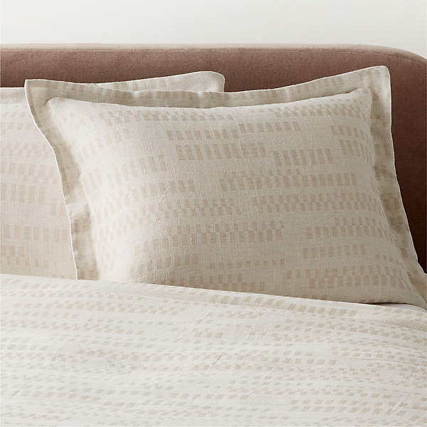 EUROPEAN FLAX-Certified Linen Flax Standard Pillow Shams Set of 2