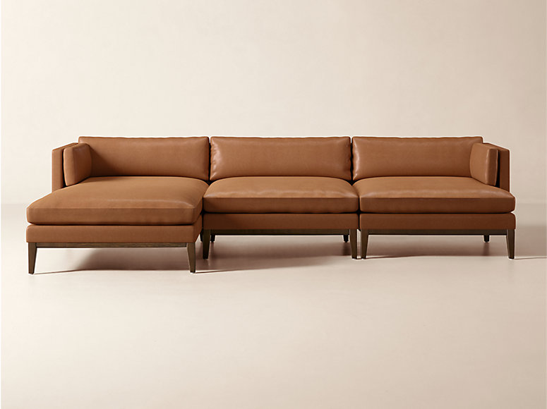 Mona Leather Sectional Collection