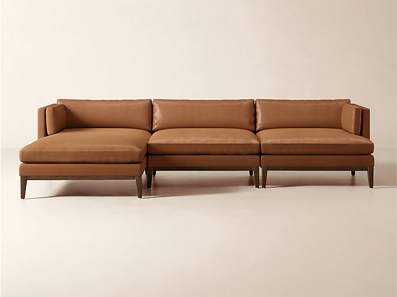 Mona Leather Sectional Collection
