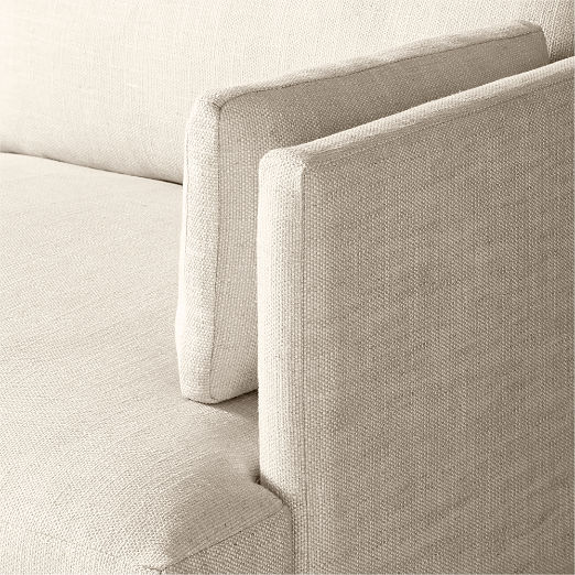 Mona 5-Piece L-Shaped Off-White Performance Linen Sectional Sofa