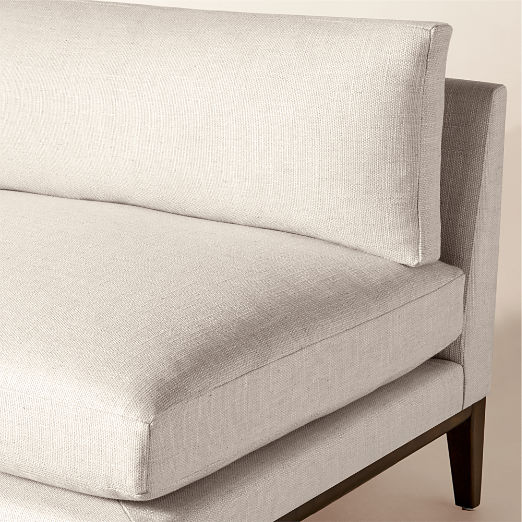 Mona Off-White Performance Linen Armless Chair