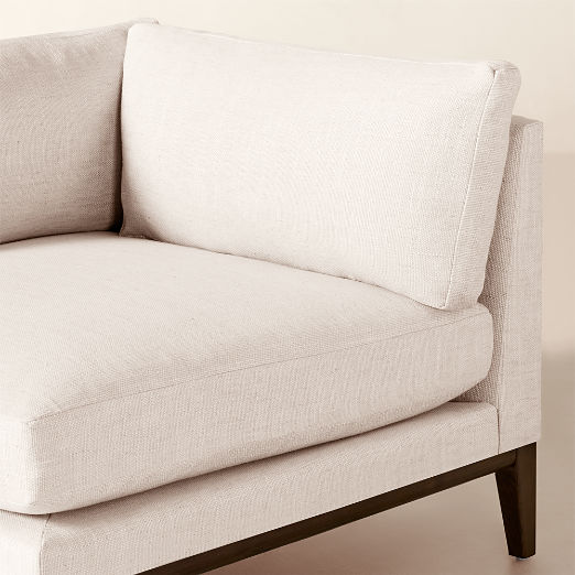 Mona Off-White Performance Linen Corner Chair