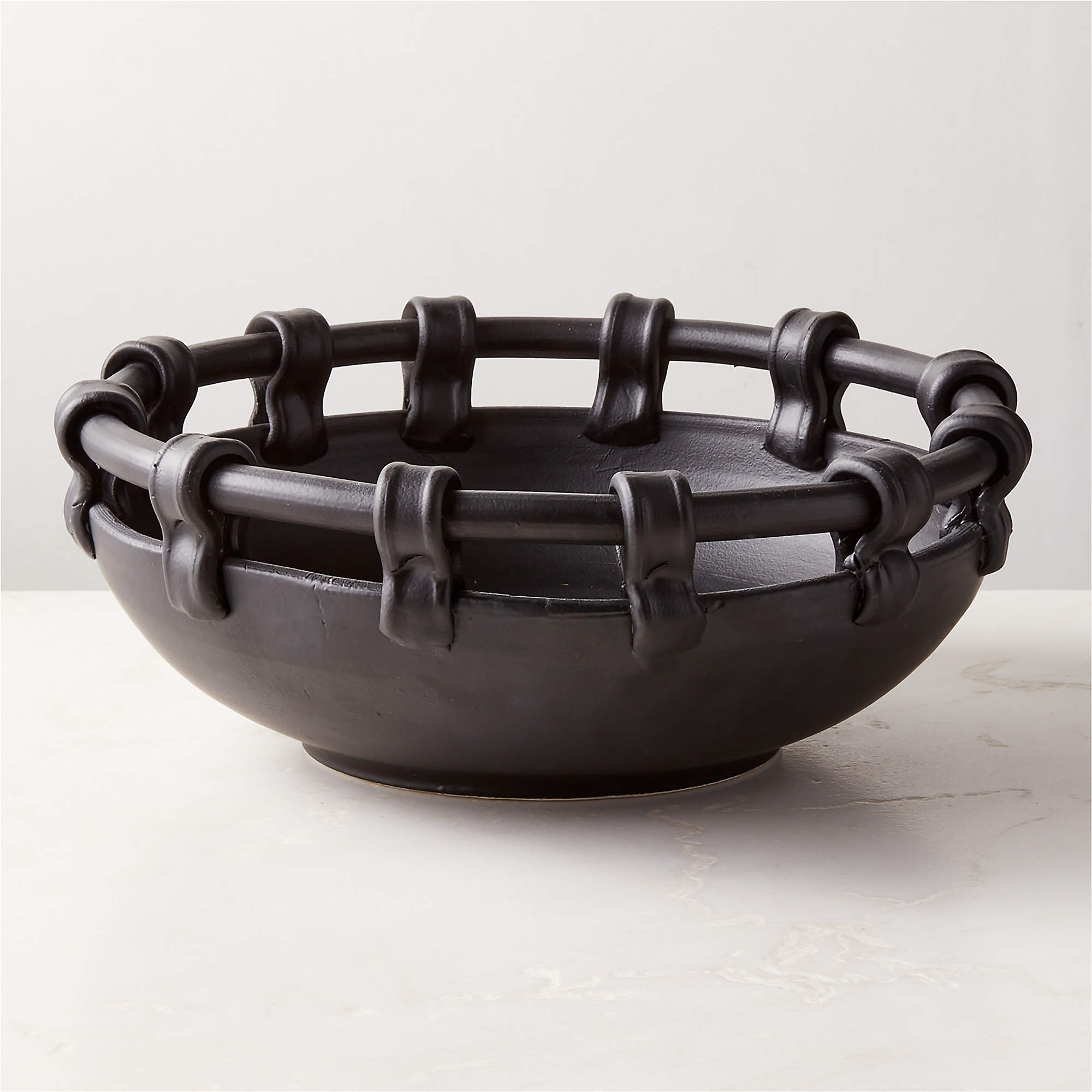 Mondovi Black Ceramic Decorative Bowl Reviews CB2 Canada   Mondovi Black Ceramic Decorative Bowl 