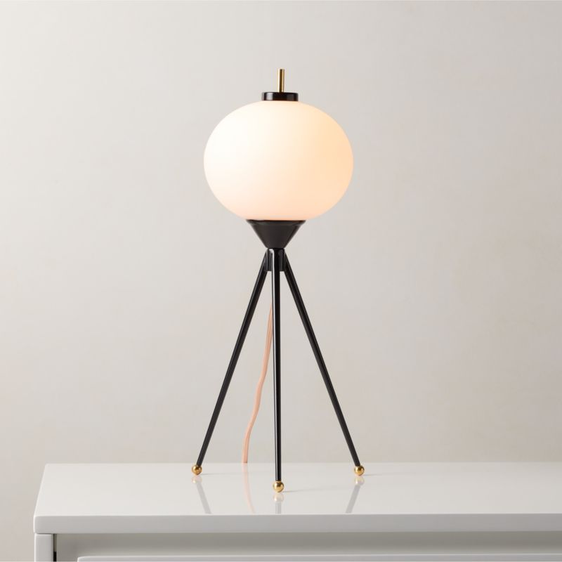 Montaigne Black Tripod Table Lamp by goop - image 0 of 9