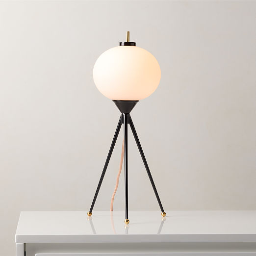 Montaigne Black Tripod Table Lamp by goop