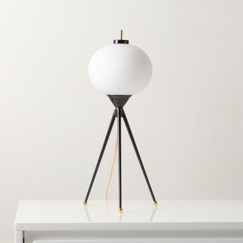 Montaigne Black Tripod Table Lamp by goop - image 2 of 9