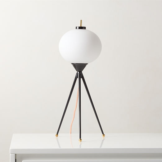 Montaigne Black Tripod Table Lamp by goop