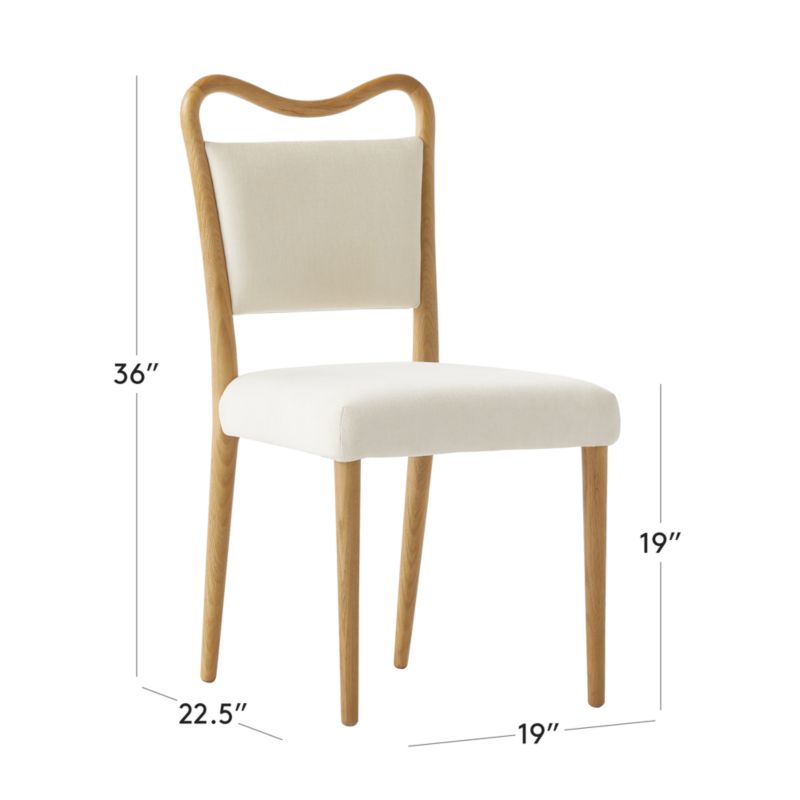 View Monte Ivory Performance Fabric Dining Chair Set of 4 - image 2 of 9