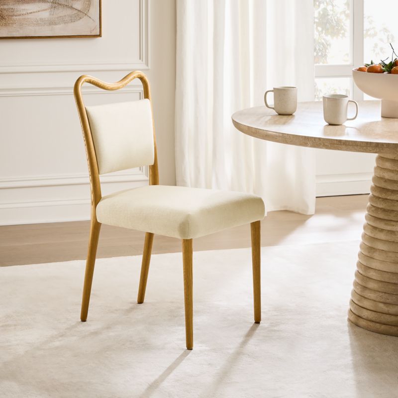 Monte Ivory Performance Fabric Dining Chair - image 8 of 14