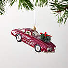 Cenna Red Hand Painted Car Christmas Tree Ornament