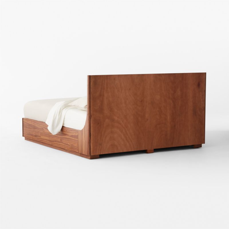 Montero Walnut Wood King Storage Bed - image 5 of 7