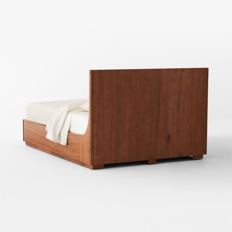 Montero Walnut Wood Queen Storage Bed - image 3 of 5