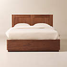 Davison Fluted Wood Queen Bed with Nightstands