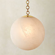 Lamina Polished Brass Pendant Light
