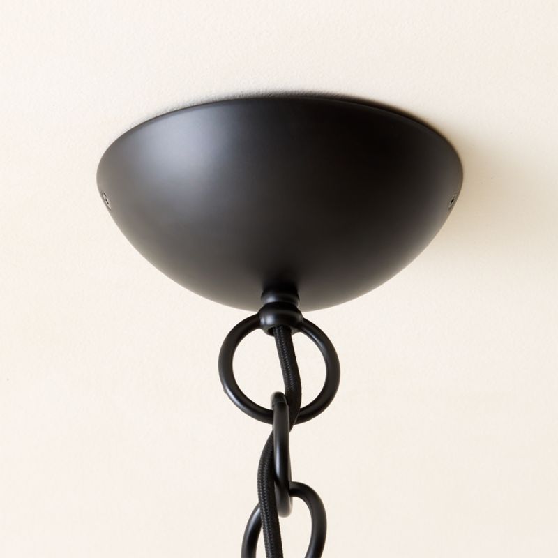 Moon Globe Pendant Light with Black Chain 21" - image 3 of 13