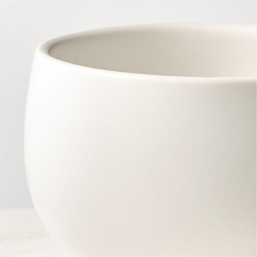 Mori Matte White Dip Bowl