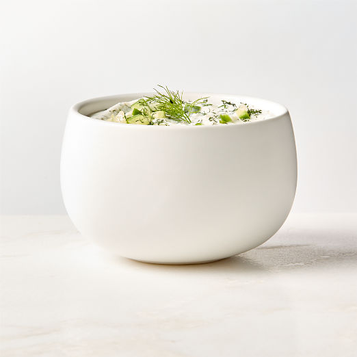 Mori Matte White Dip Bowl