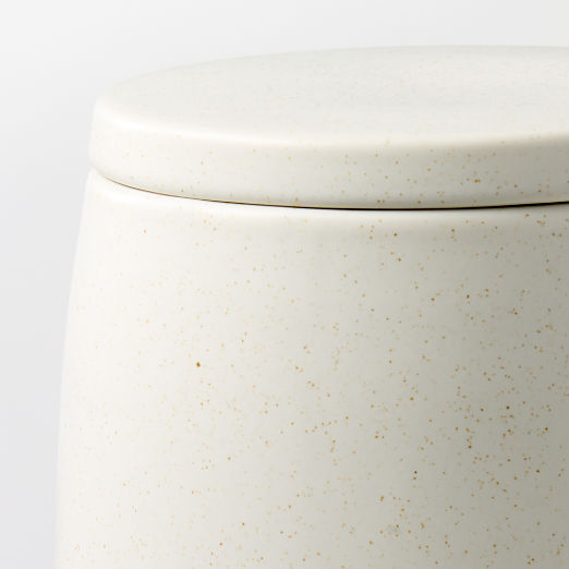 Mori Matte Beige Rounded Canisters