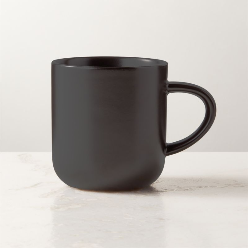 Viewing product image Mori Matte Black Mug - image 1 of 4