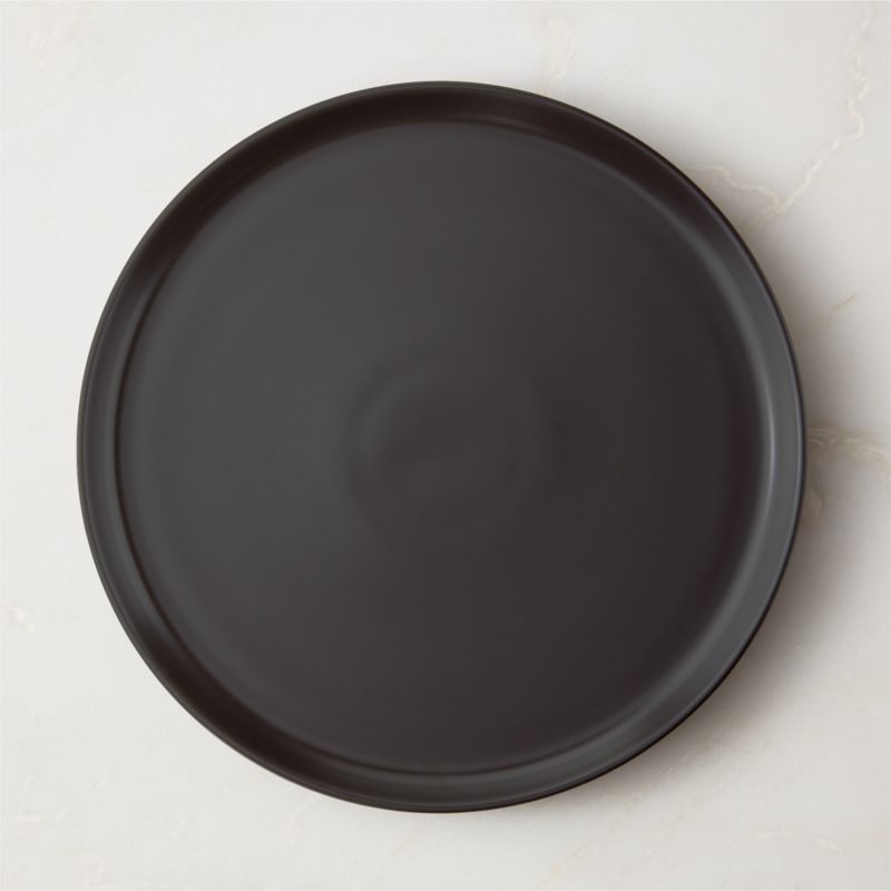 Viewing product image Mori Matte Black Dinner Plate - image 1 of 4