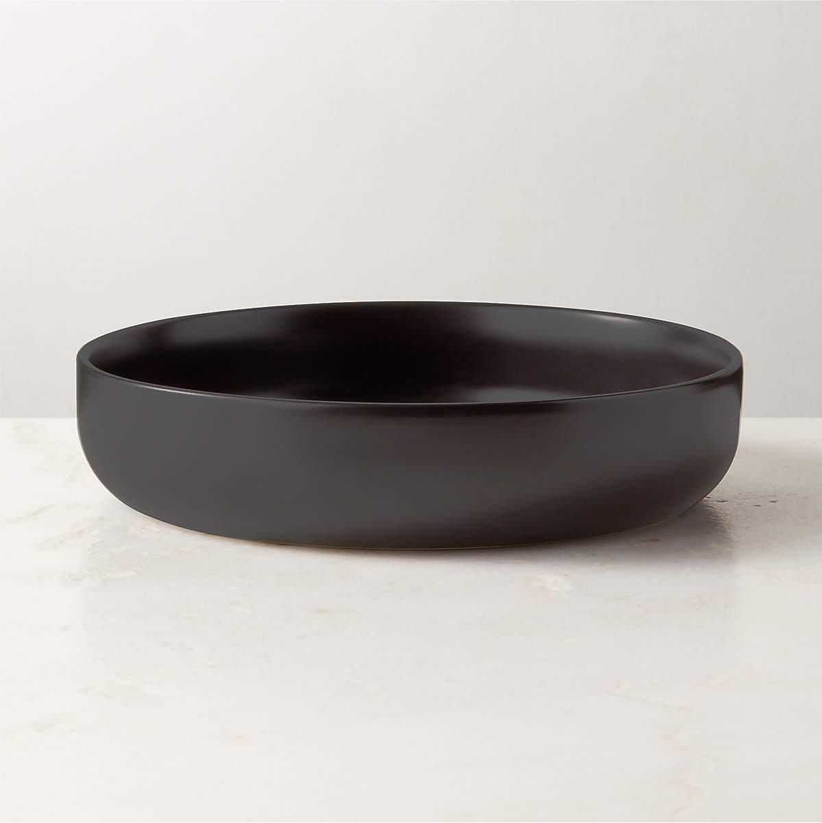 Mori Matte Black Pasta Bowl + Reviews CB2 Canada