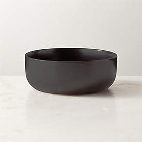 Mori Matte Black Serving Bowl + Reviews | CB2