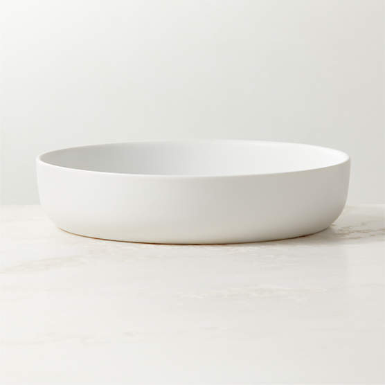 Mori Matte White Pasta Bowl