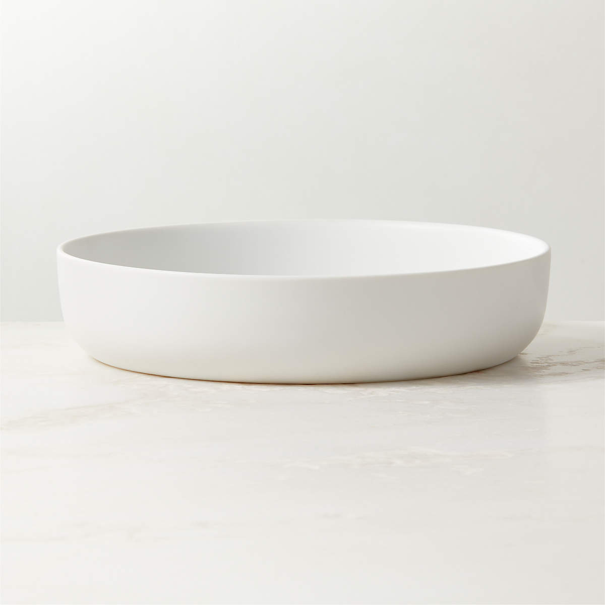 Mori Matte White Pasta Bowl | CB2