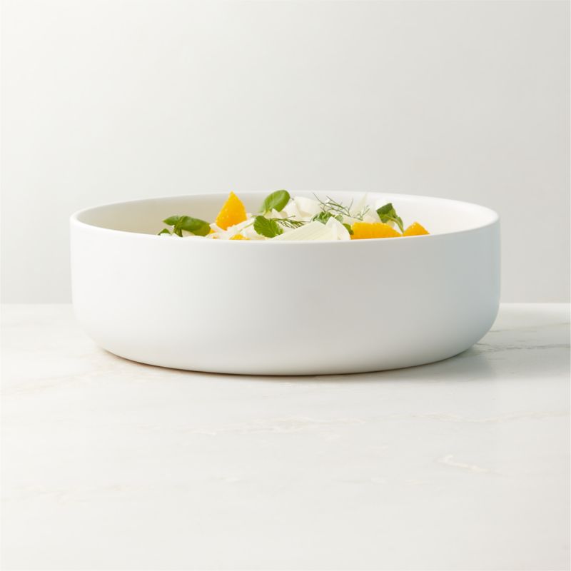 View Mori Matte White Serving Bowl details