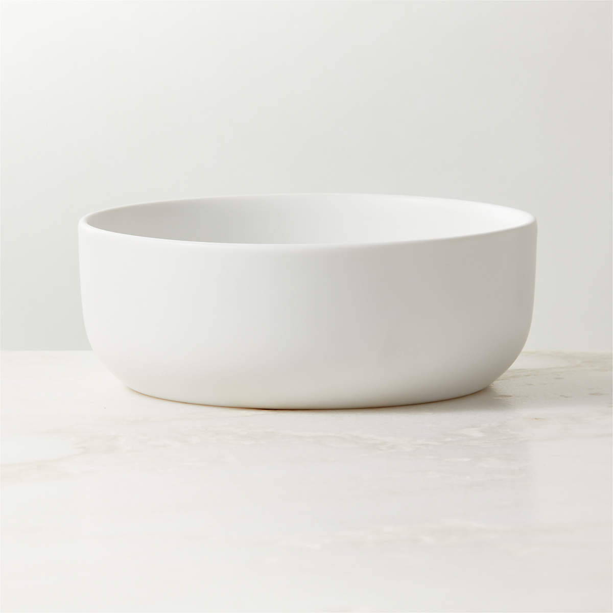 Mori Matte White Soup Bowl | CB2