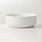Selene Ivory Stoneware Pasta Bowl