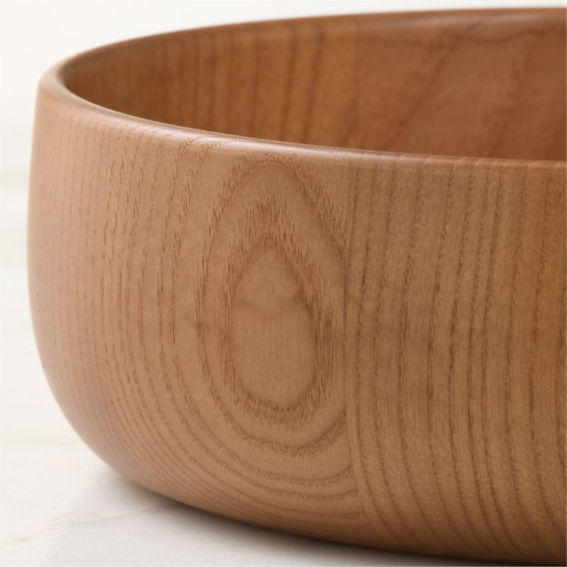 Mori Round Ash Wood Serving Bowl - image 1 of 4