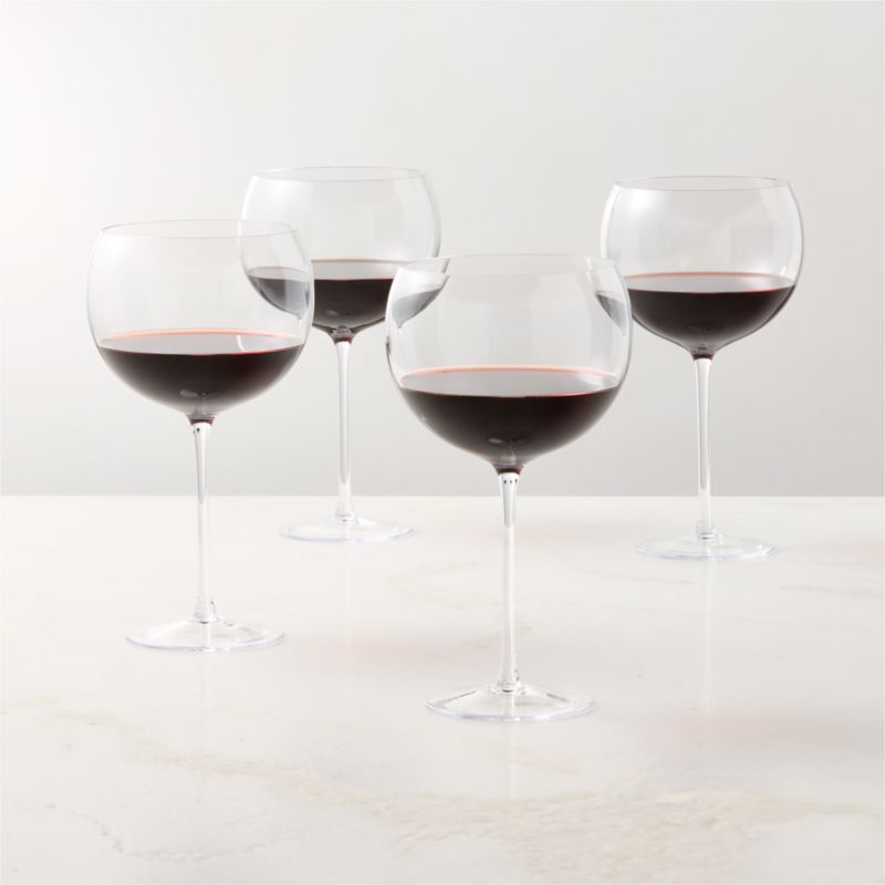 View Mori Red Wine Glasses Set of 4 details