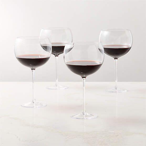Mori Red Wine Glasses Set of 4