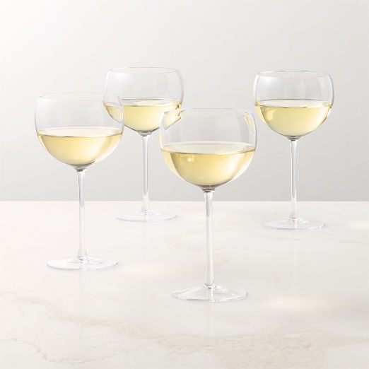 Mori White Wine Glasses Set of 4